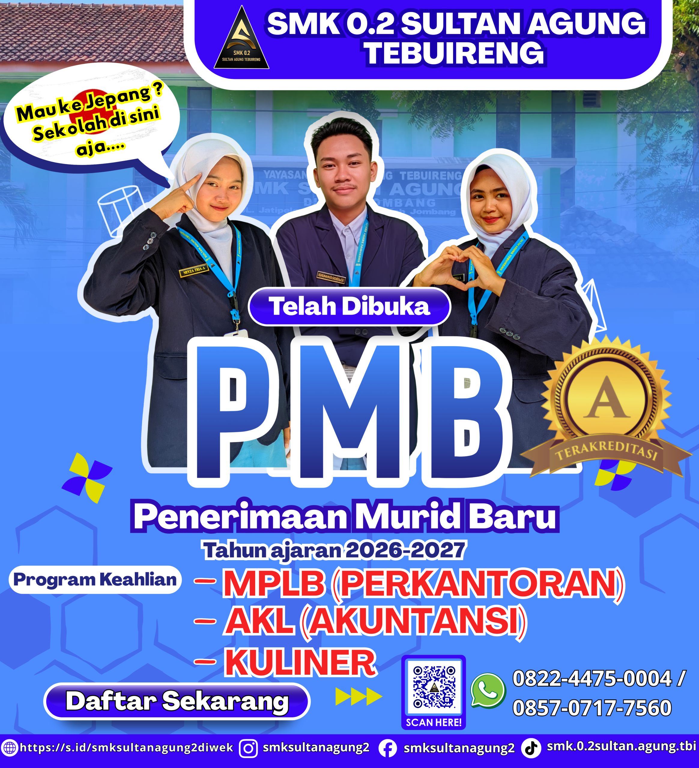 PMB (Penerimaan Murid Baru) Tahun 2026-2027